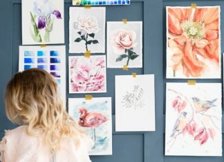 draw flowers