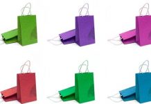 custom printed gift bags wholesale
