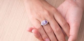 Aquamarine gemstone rings