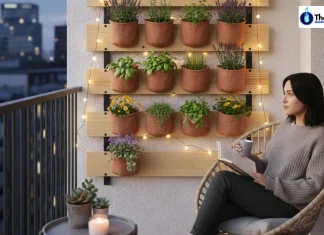 DIY vertical garden for small balcony