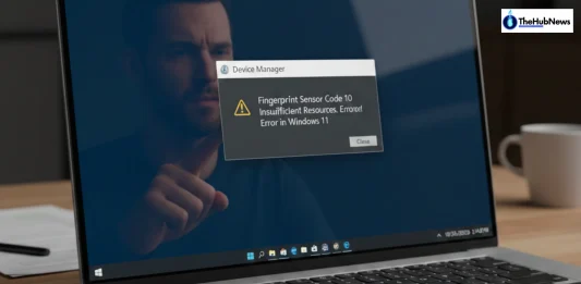 Fingerprint Sensor Code 10 Insufficient Resources Error in Windows 11 Fingerprint Sensor Code 10 Insufficient Resources