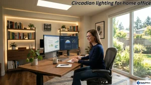 Circadian lighting for home office