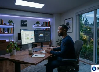 Transform Your Productivity with the Science of Circadian Home Office Lighting Circadian lighting for home office