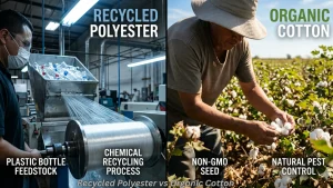 Recycled Polyester vs Organic Cotton