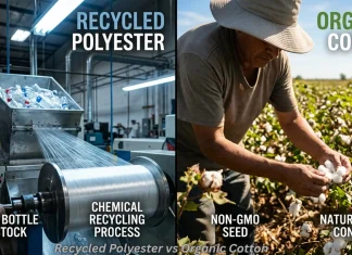 Recycled Polyester vs Organic Cotton: A Sustainable Fashion Guide Recycled Polyester vs Organic Cotton