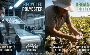 Recycled Polyester vs Organic Cotton: A Sustainable Fashion Guide Recycled Polyester vs Organic Cotton
