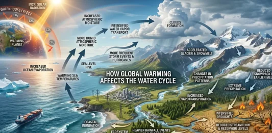How Does Global Warming Affect the Water Cycle Diagram