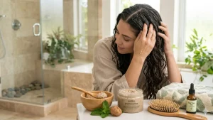 scalp exfoliation routine for healthy hair